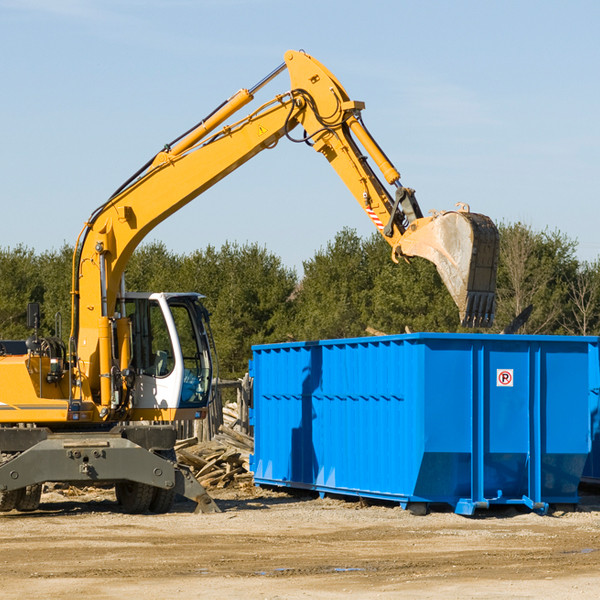 is there a minimum or maximum amount of waste i can put in a residential dumpster in Irwin Missouri